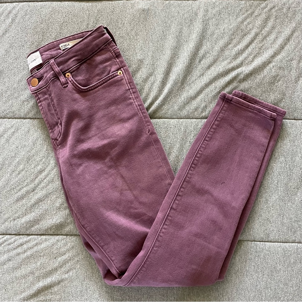 Dear John Mauve Skinny Jeans Size 27‎